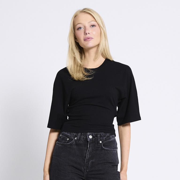 Tie t-shirt top "Faye"